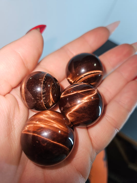 Red Tigers Eye Sphere