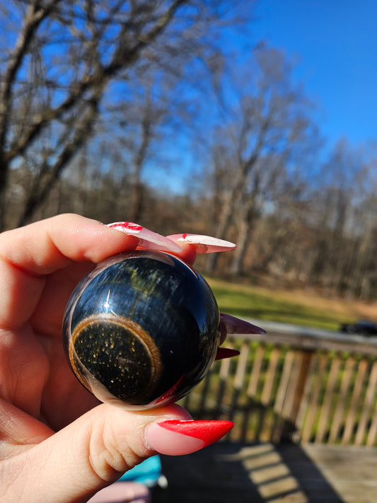 Blue Tigers Eye Sphere
