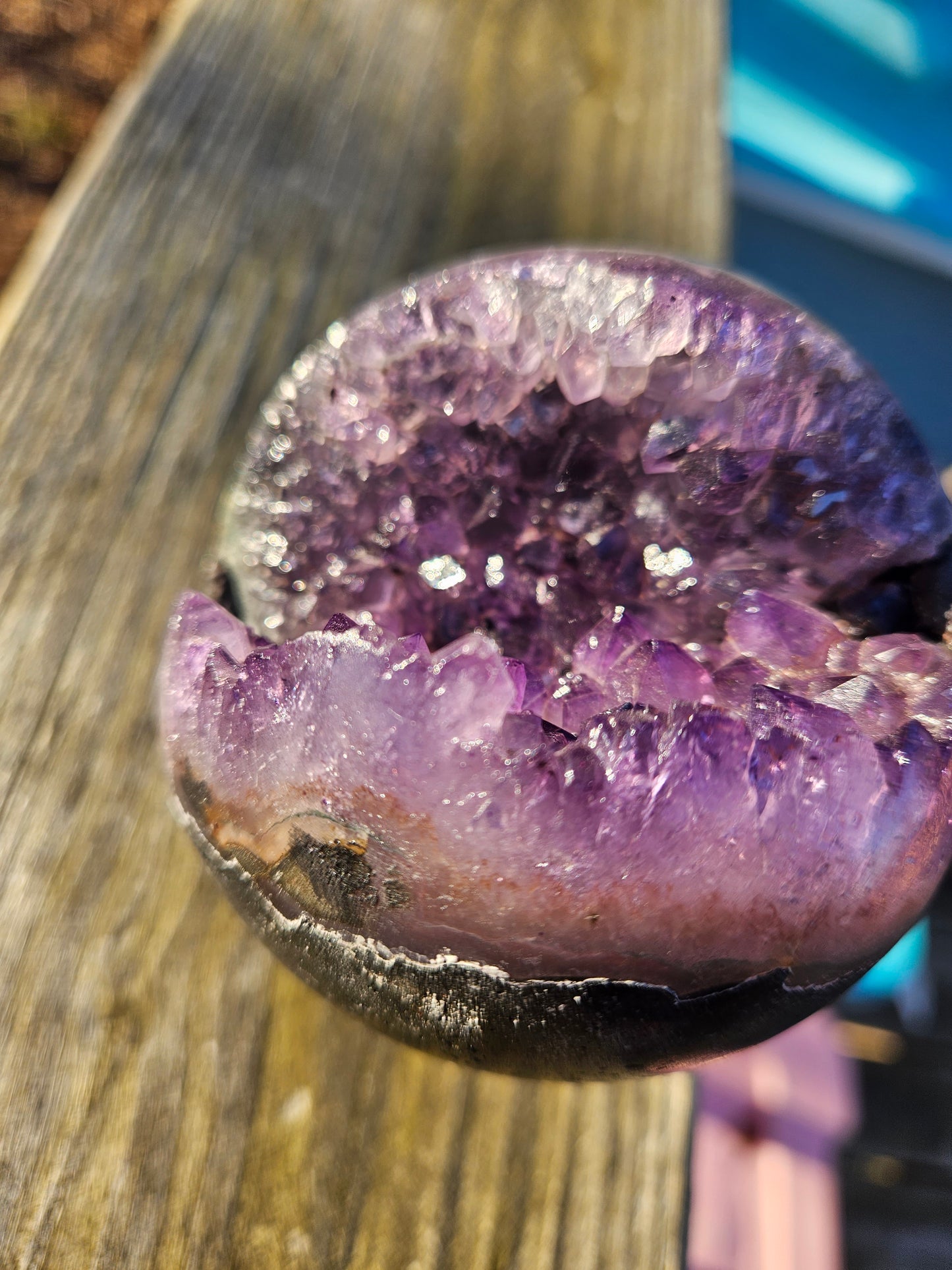 Amethyst Geode Sphere