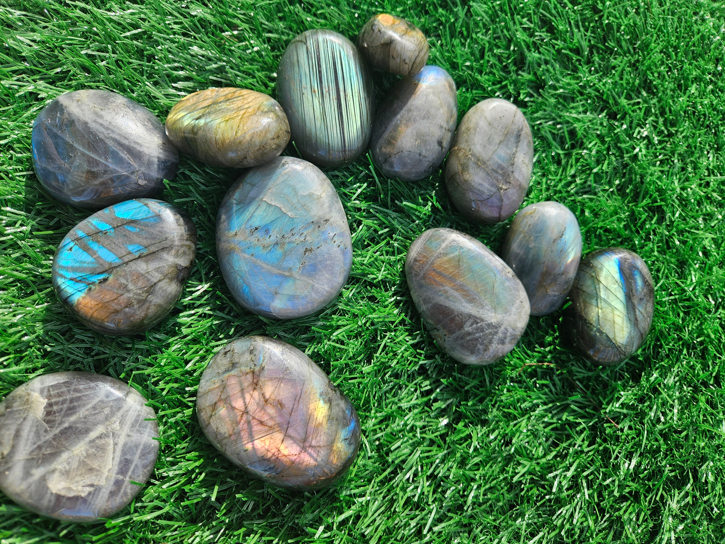 Labradorite Palm Stone