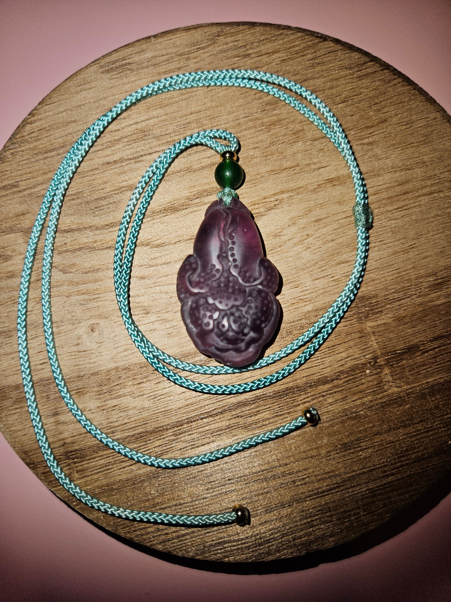 Flourite Flower Necklace