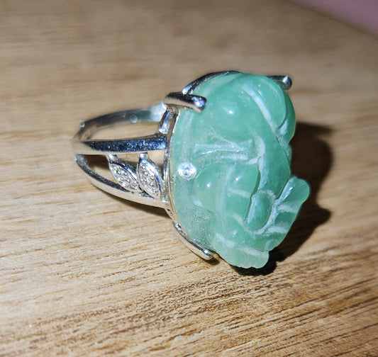 Jade PiXiu 925 Ring