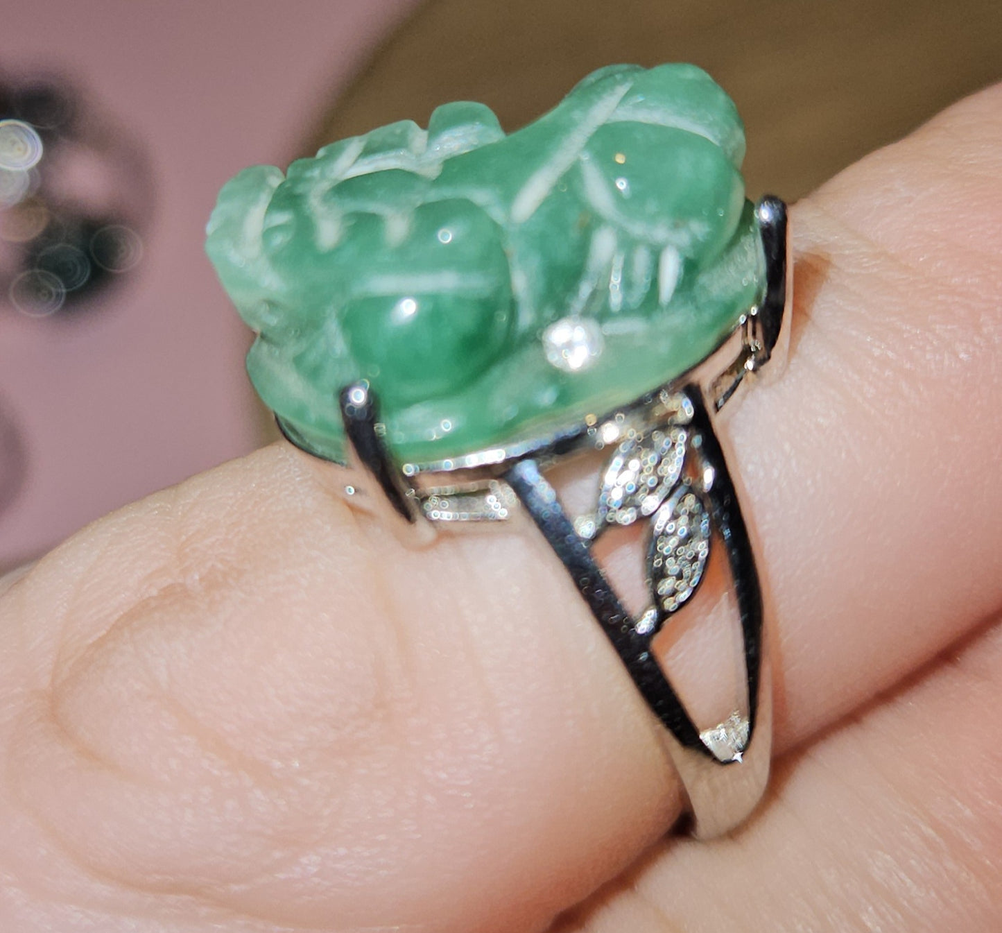 Jade PiXiu 925 Ring