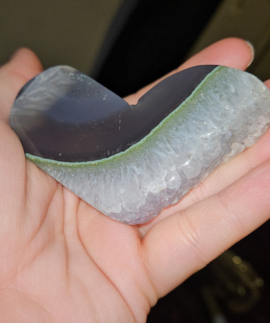 Banded Agate Heart