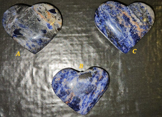 Sodalite Hearts