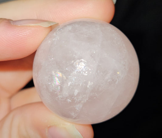 Rose Quartz Sphere (Light star flash)