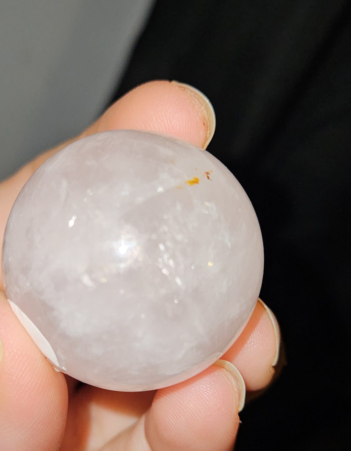 Rose Quartz Sphere (Light star flash)