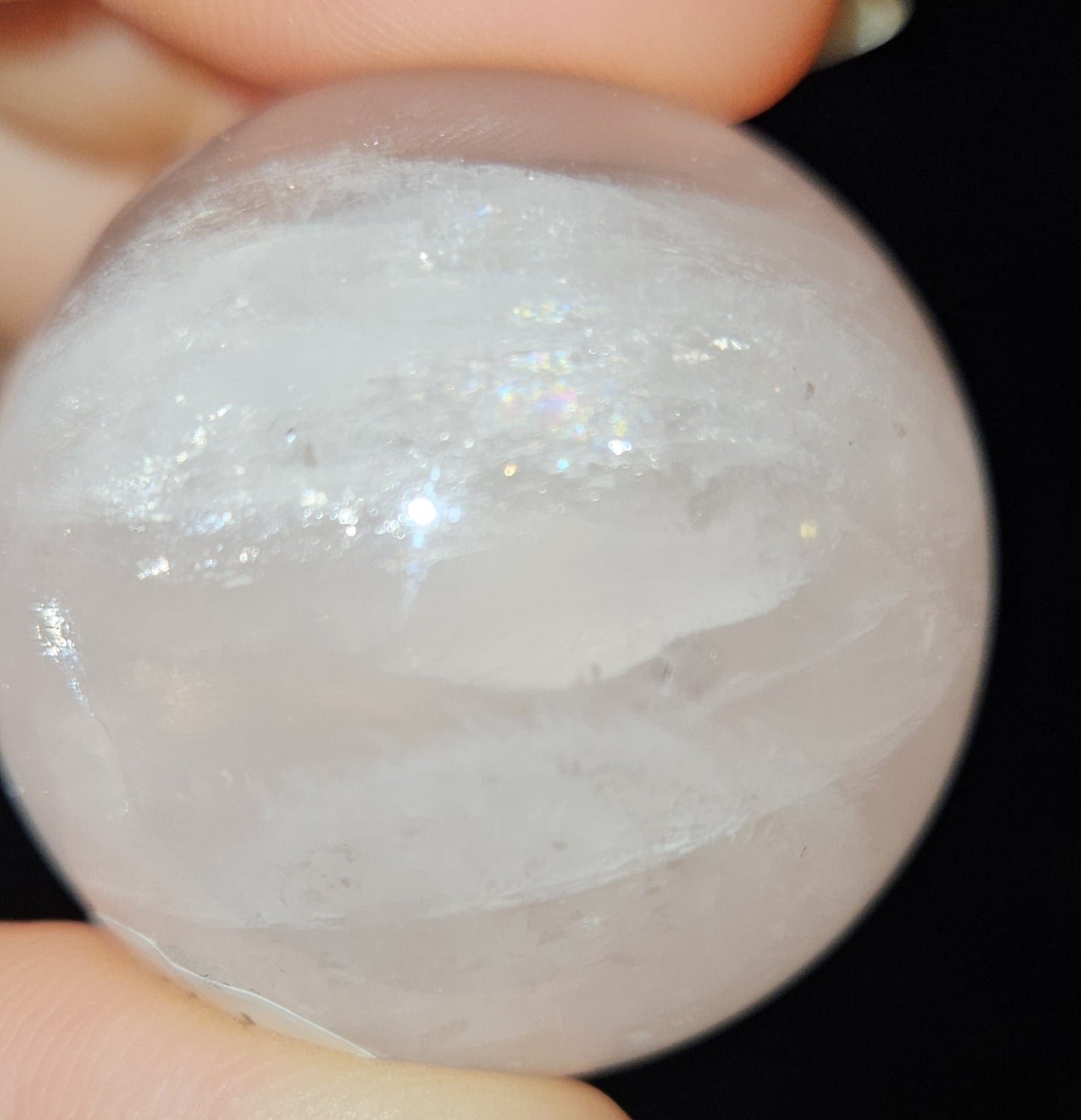 Rose Quartz Sphere (Light star flash)