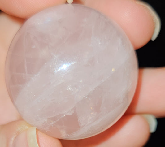 Rose Quartz Sphere (Light star flash)