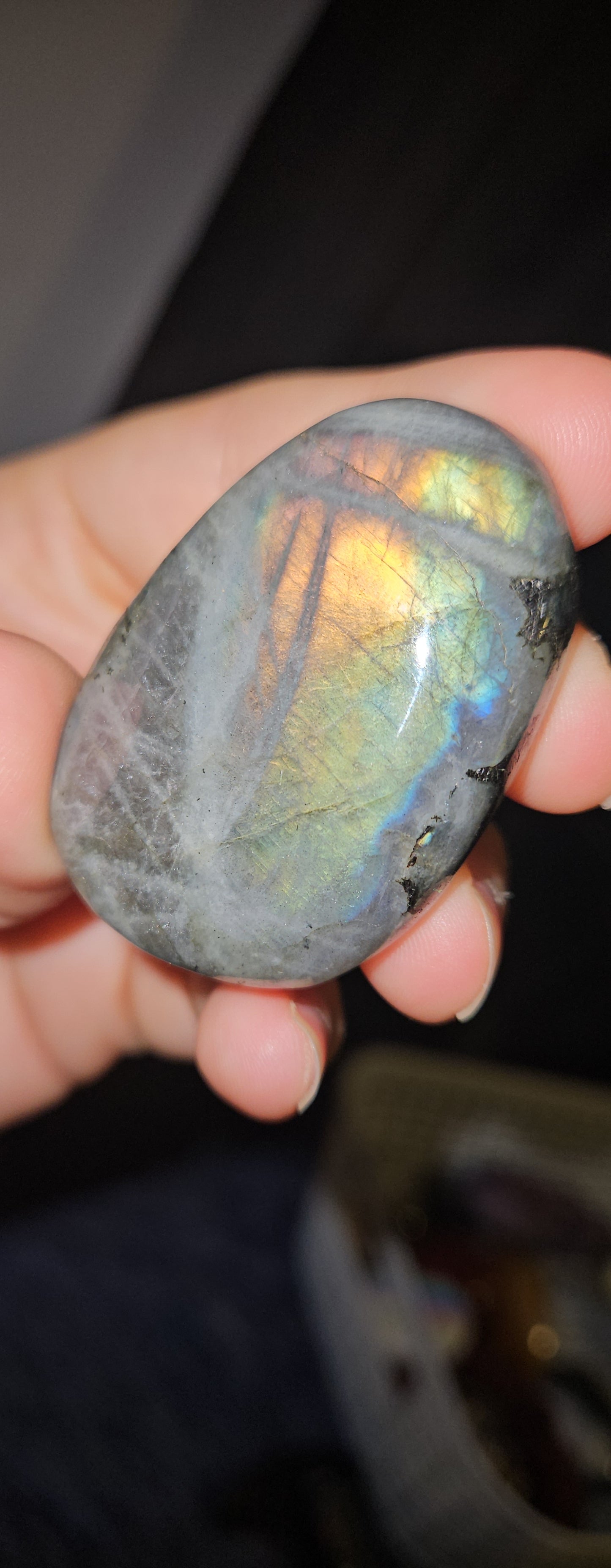 Labradorite Palm Stone