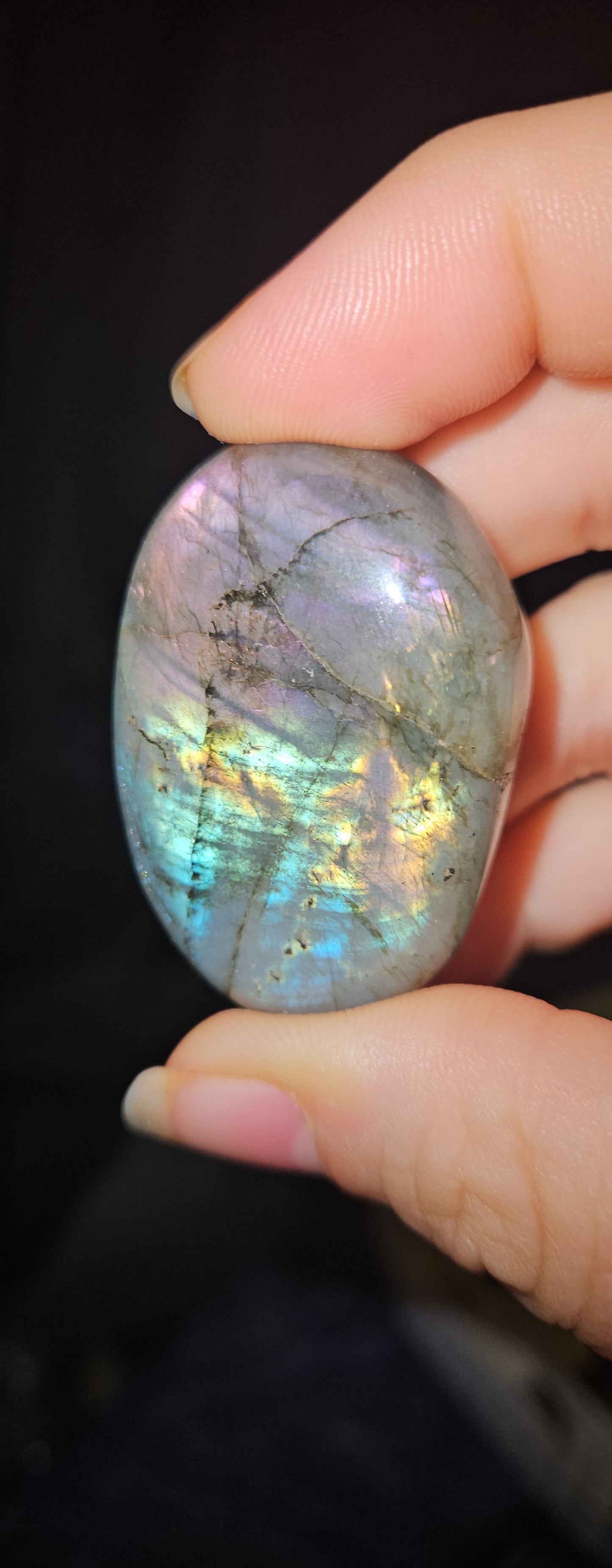 Labradorite Palm Stone