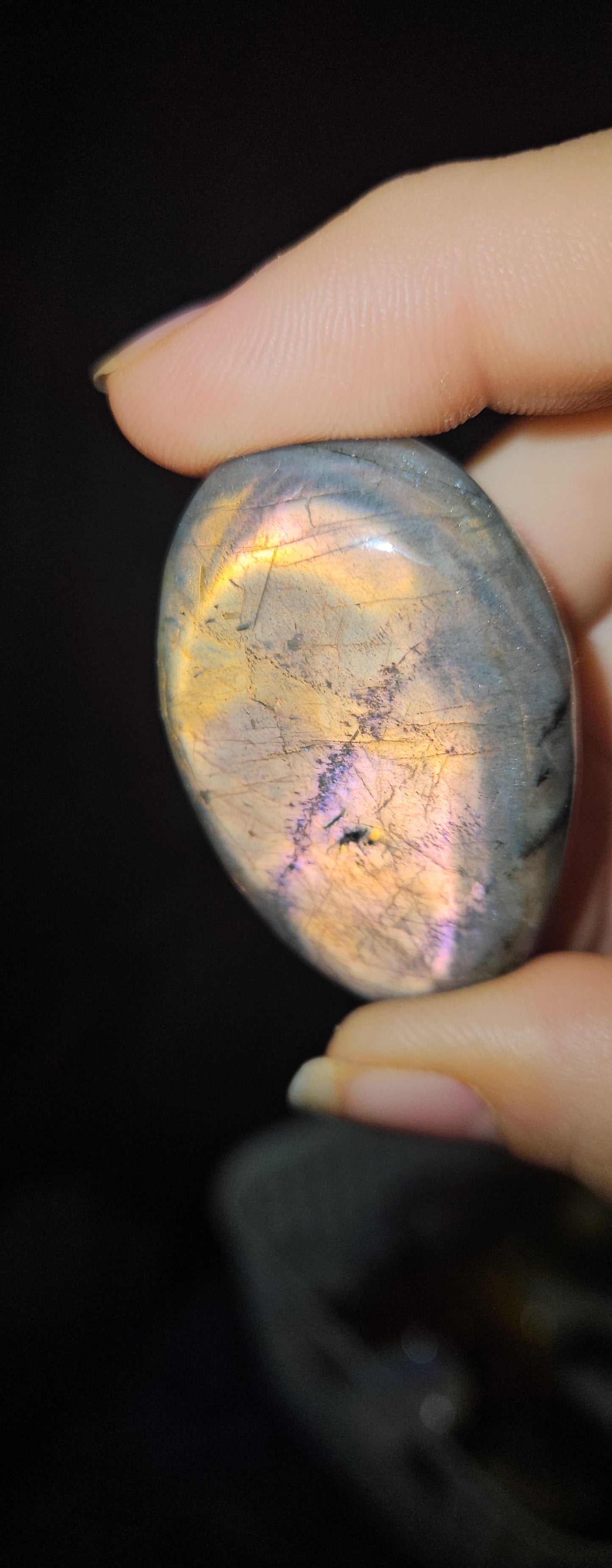 Labradorite Palm Stone