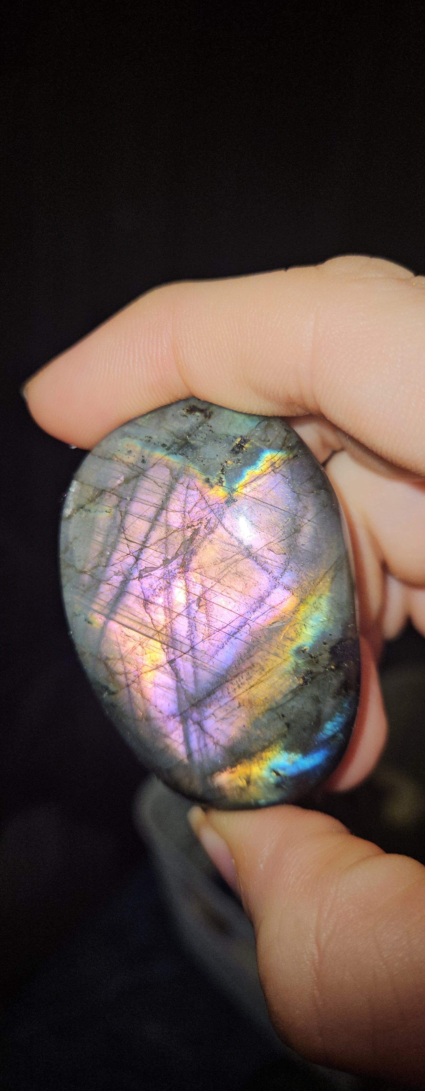 Labradorite Palm Stone