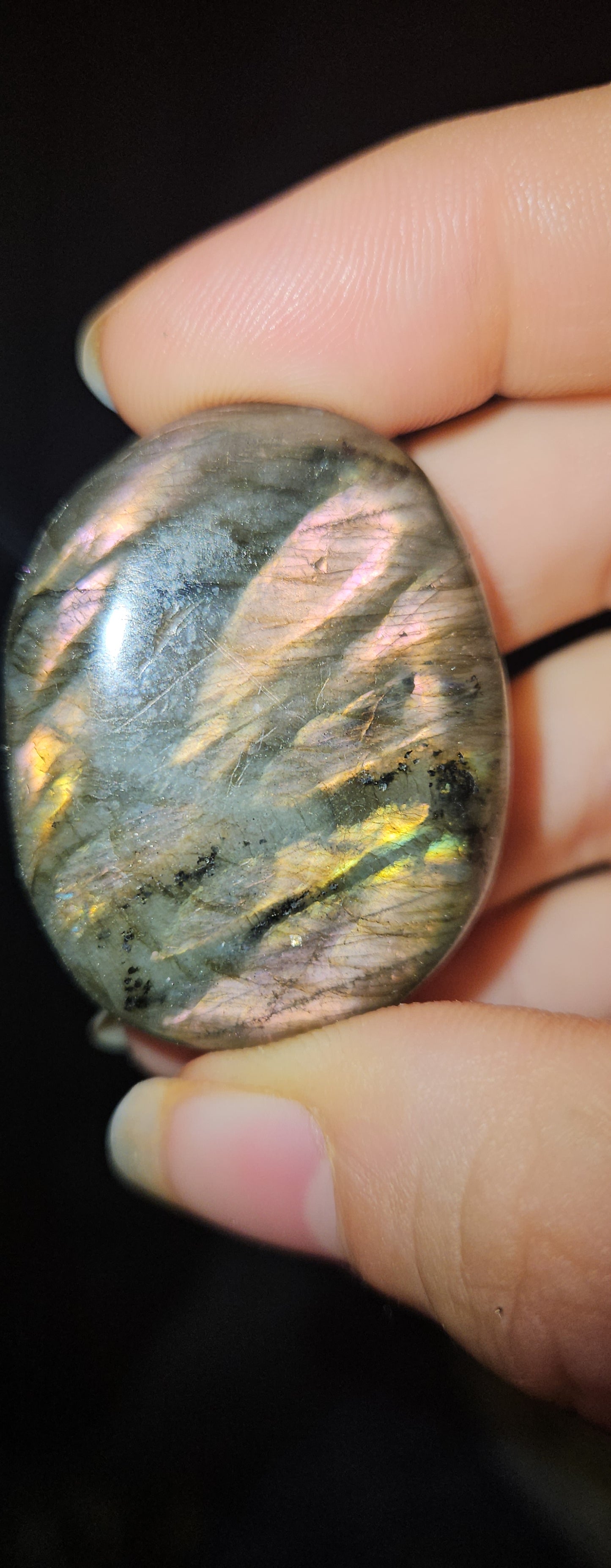 Labradorite Palm Stone