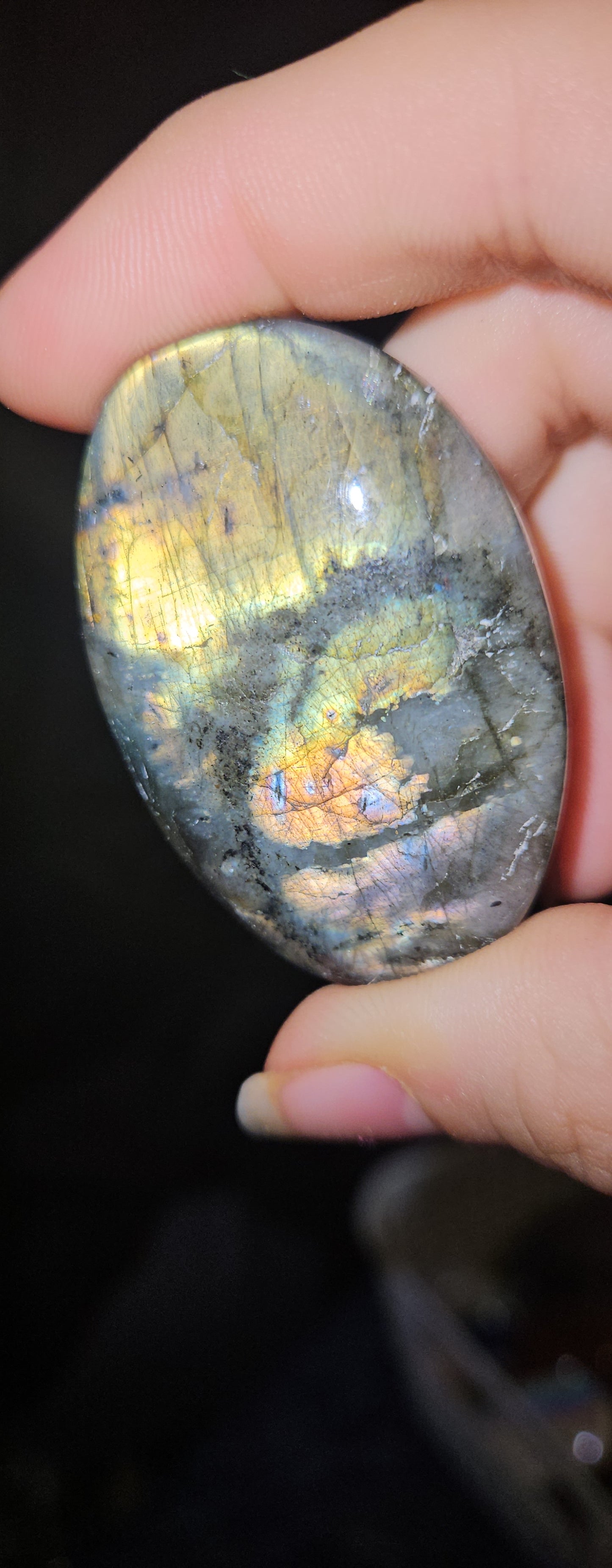 Labradorite Palm Stone