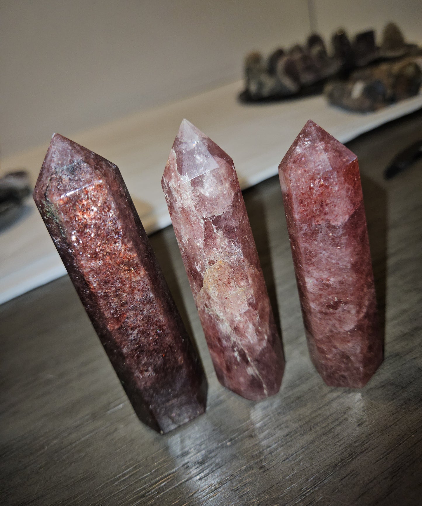 Strawberry Quartz Tower