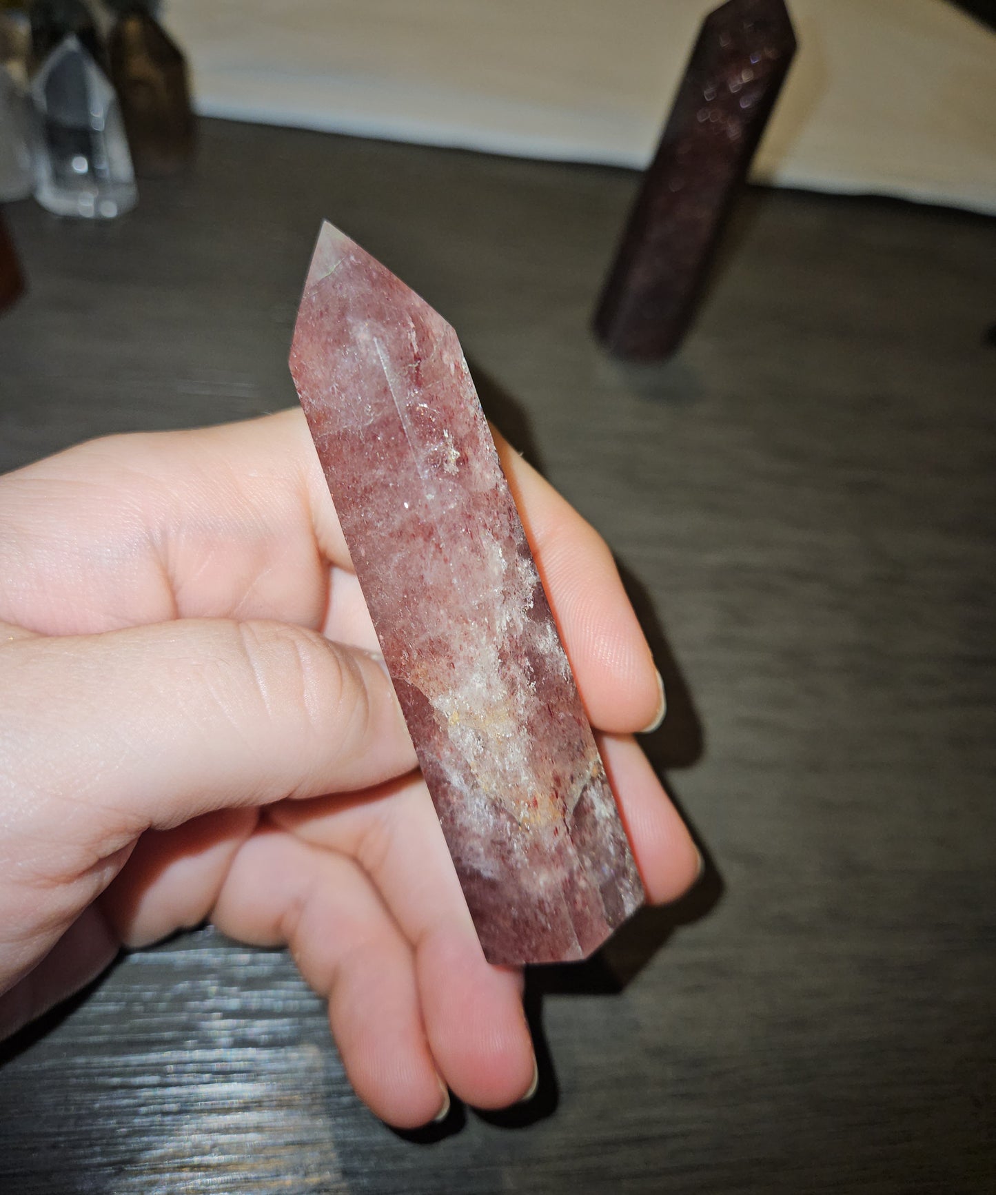 Strawberry Quartz Tower