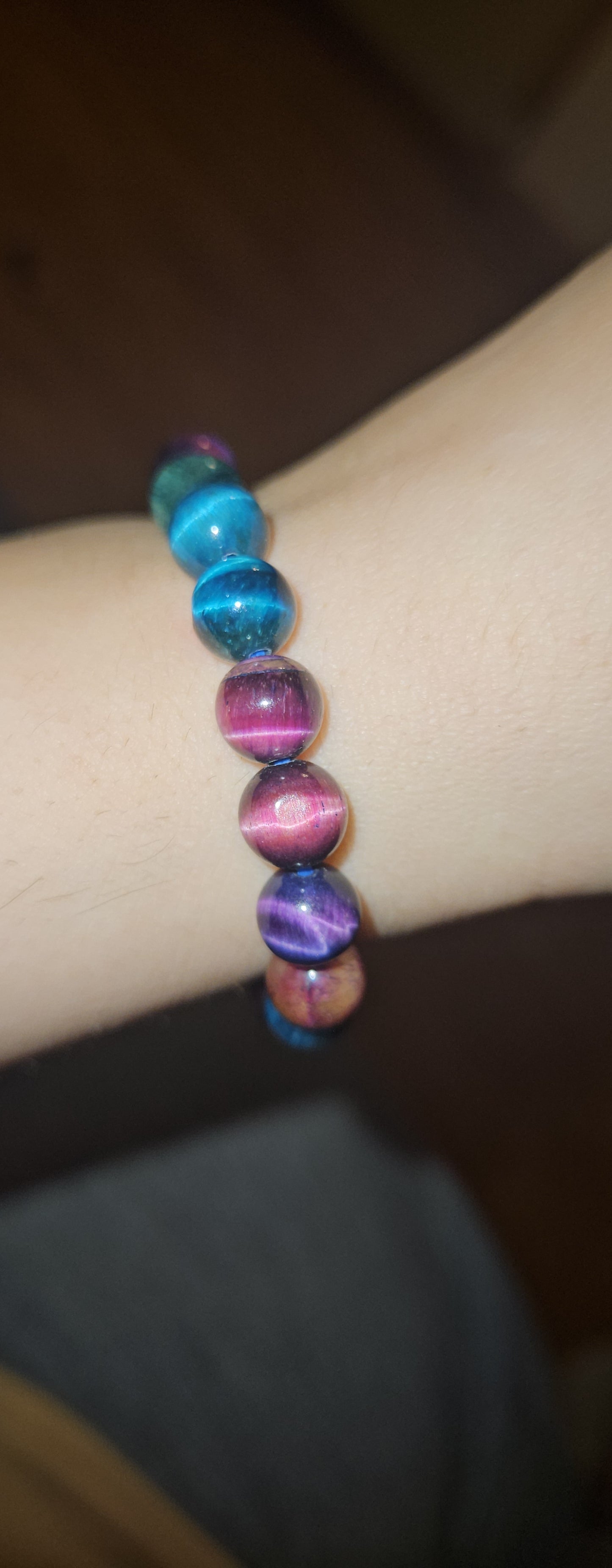 Rainbow Tigers Eye Bracelet