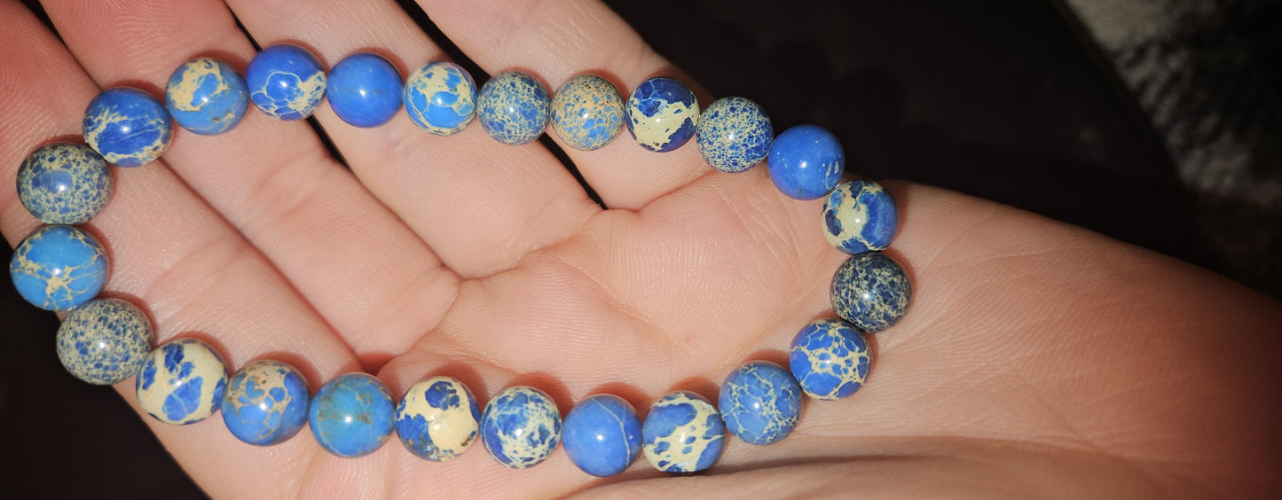 Blue Imperial Jasper Bracelet