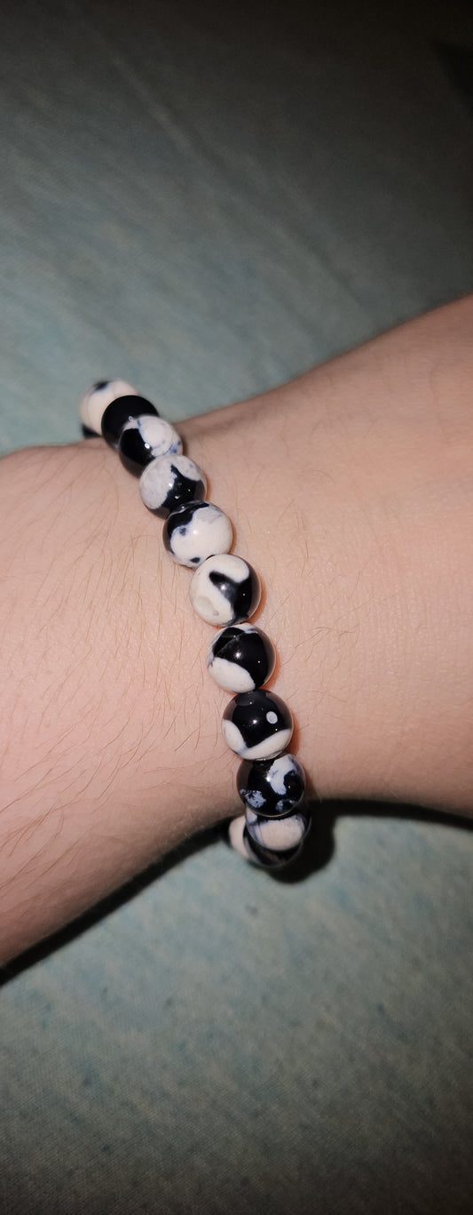 Orca Agate Bracelet