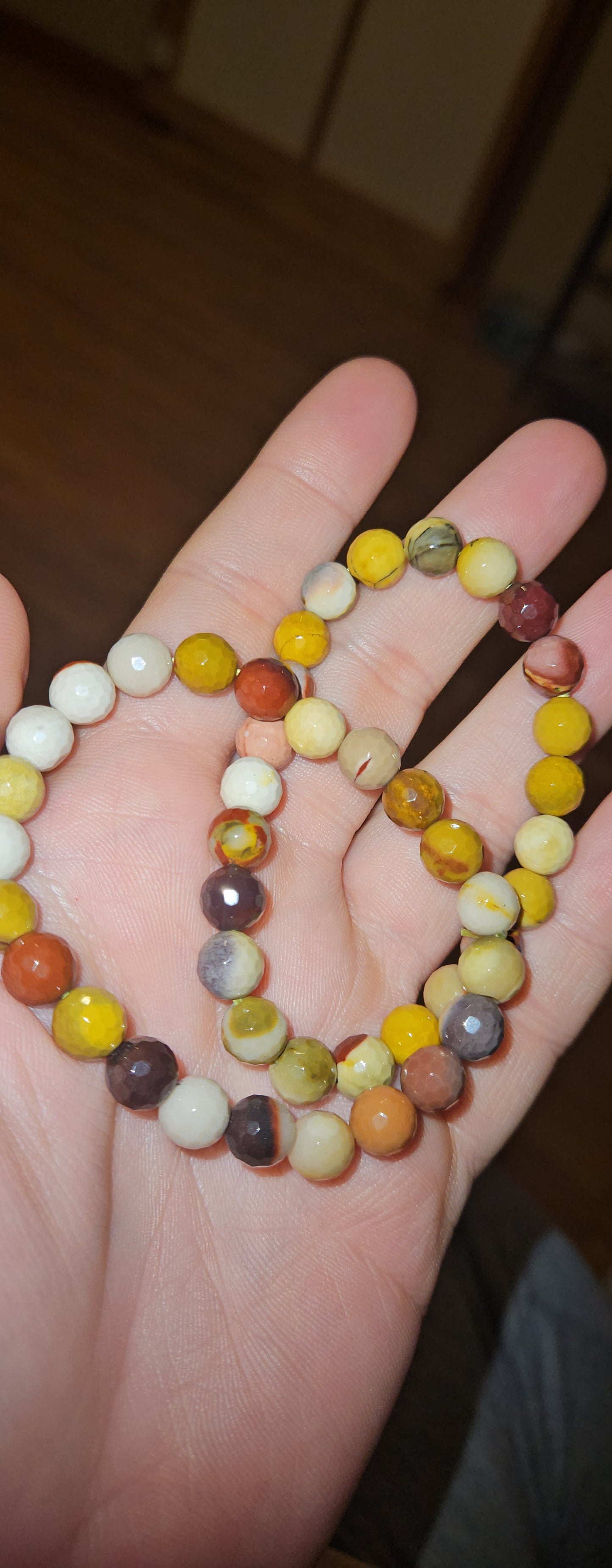 Mookaite Faceted Bracelet
