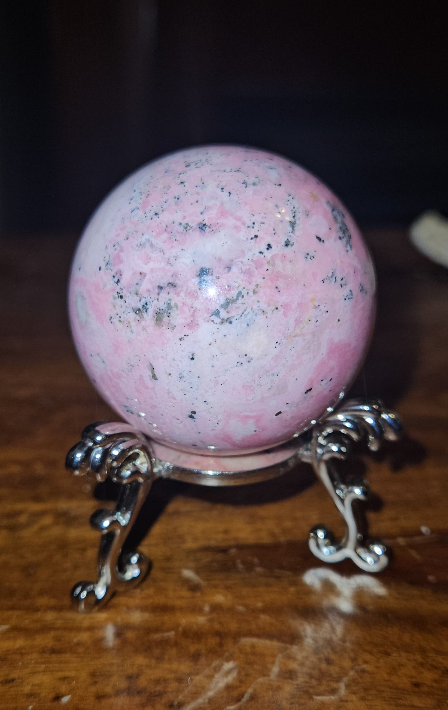 Rhodonite Sphere