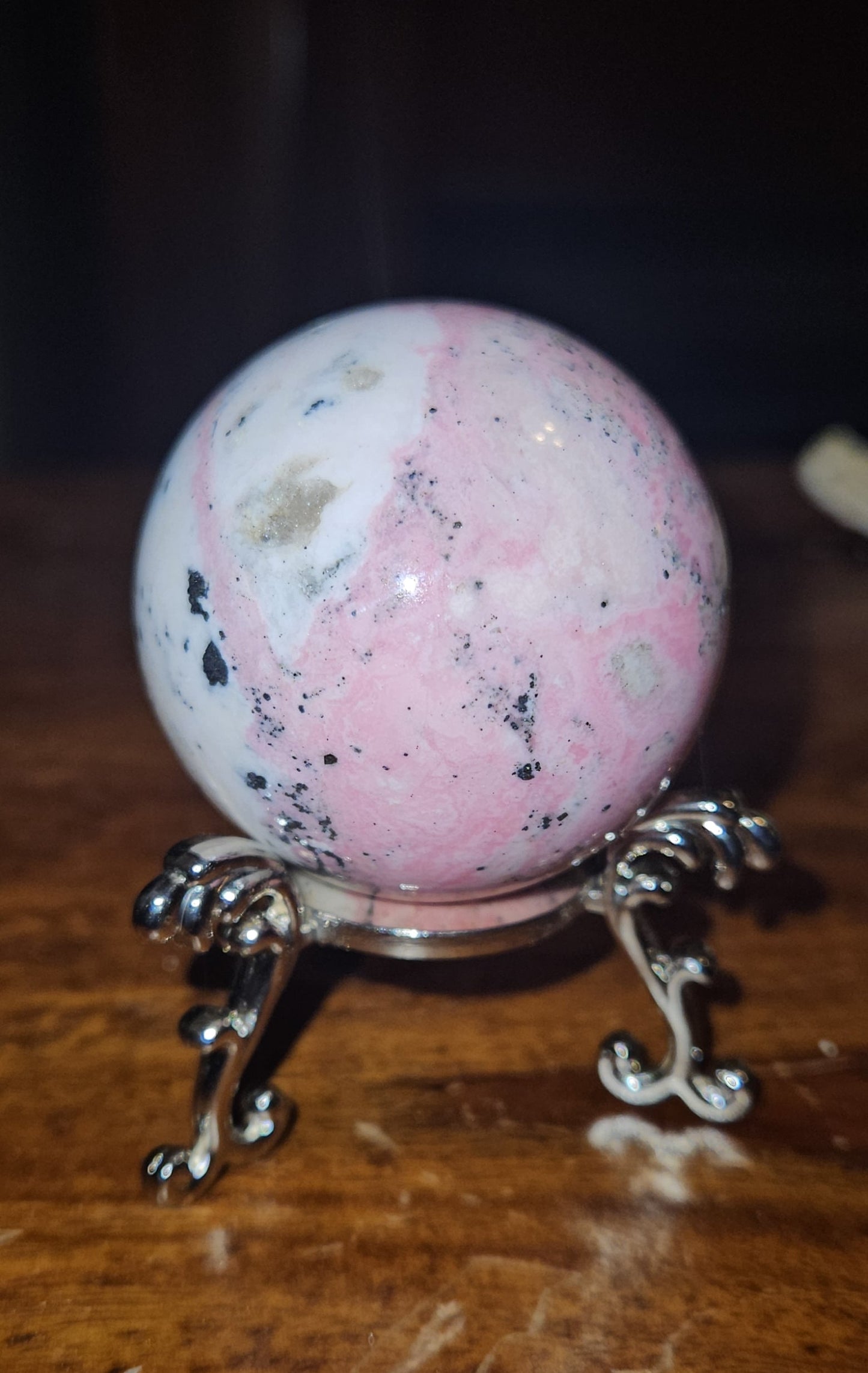 Rhodonite Sphere