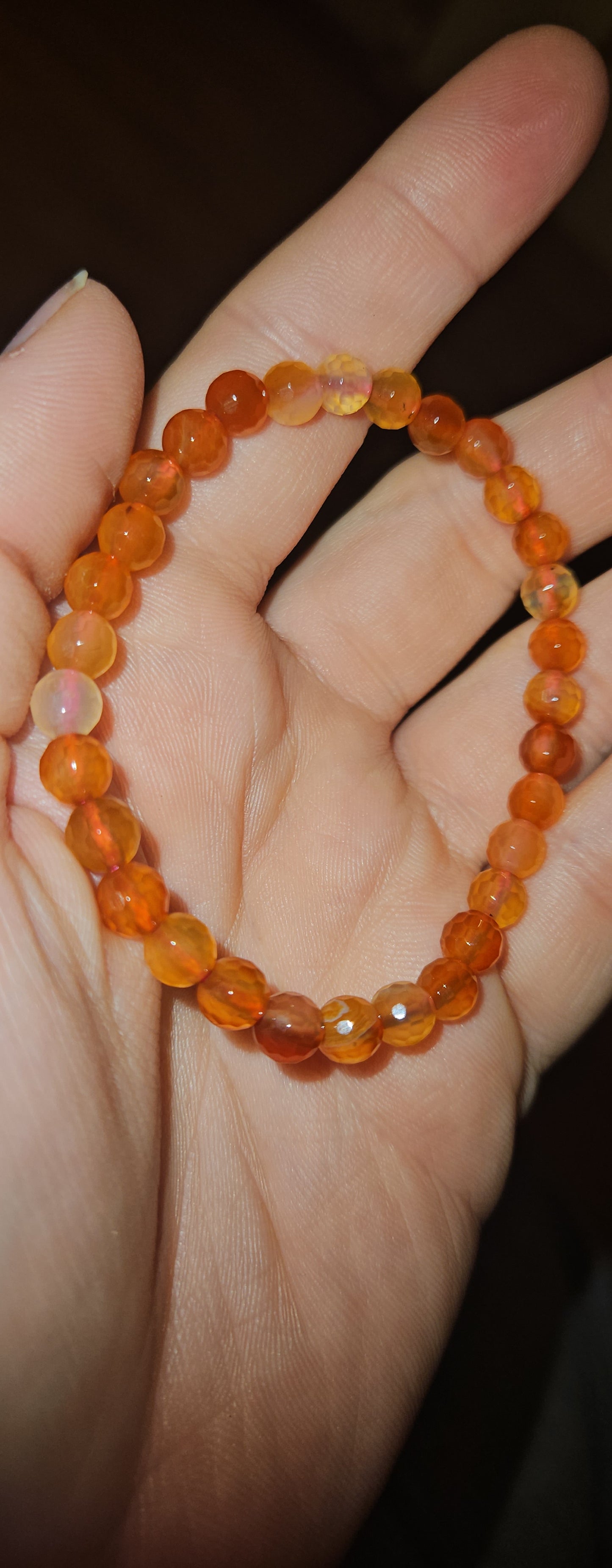 Agate Faceted Bracelet