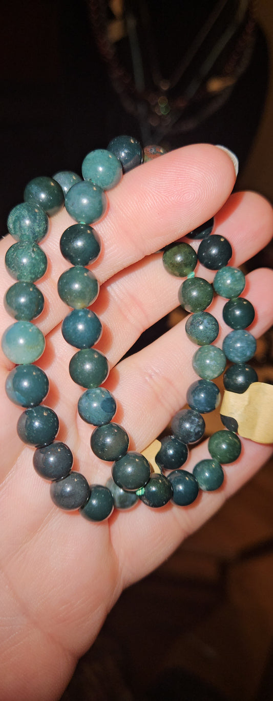 Moss Agate Bracelet
