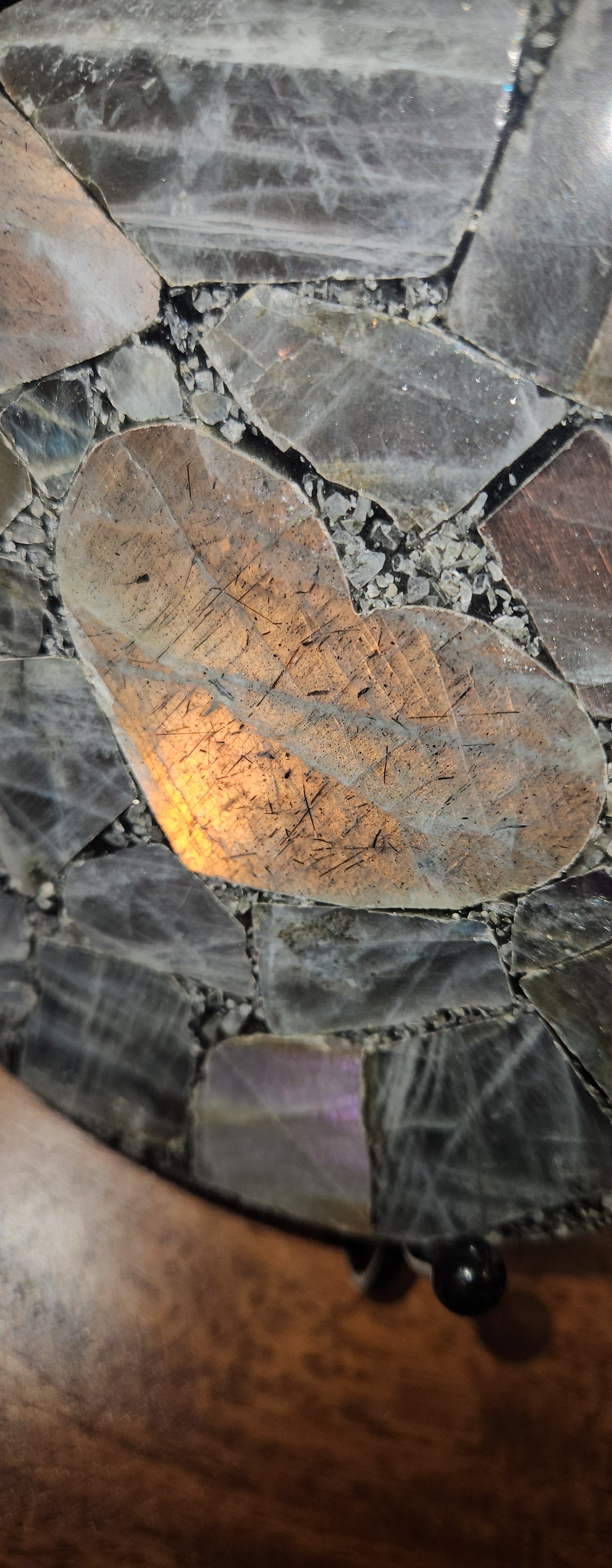 Purple/Sunset Labradorite  Plate