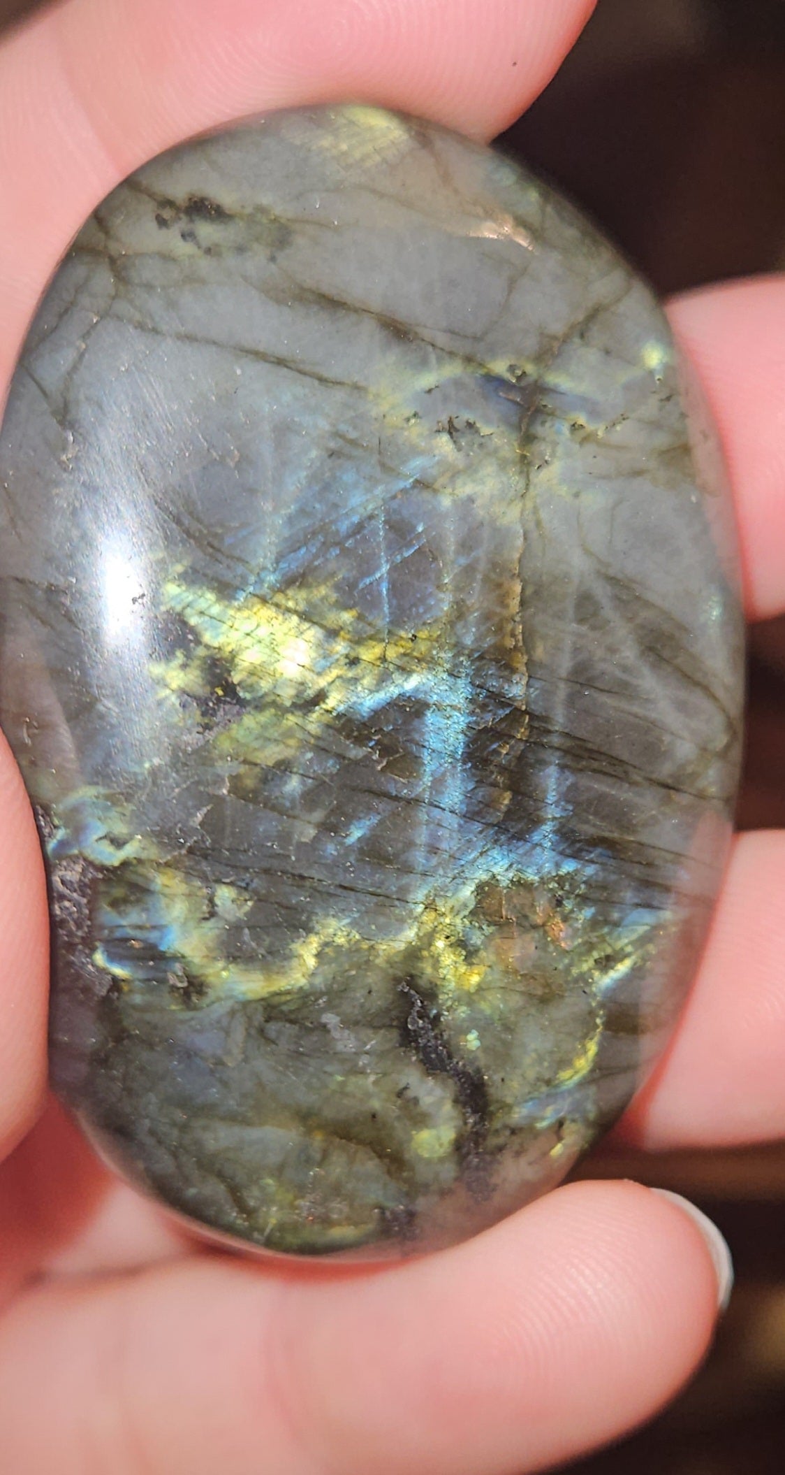 Labradorite Palm Stone