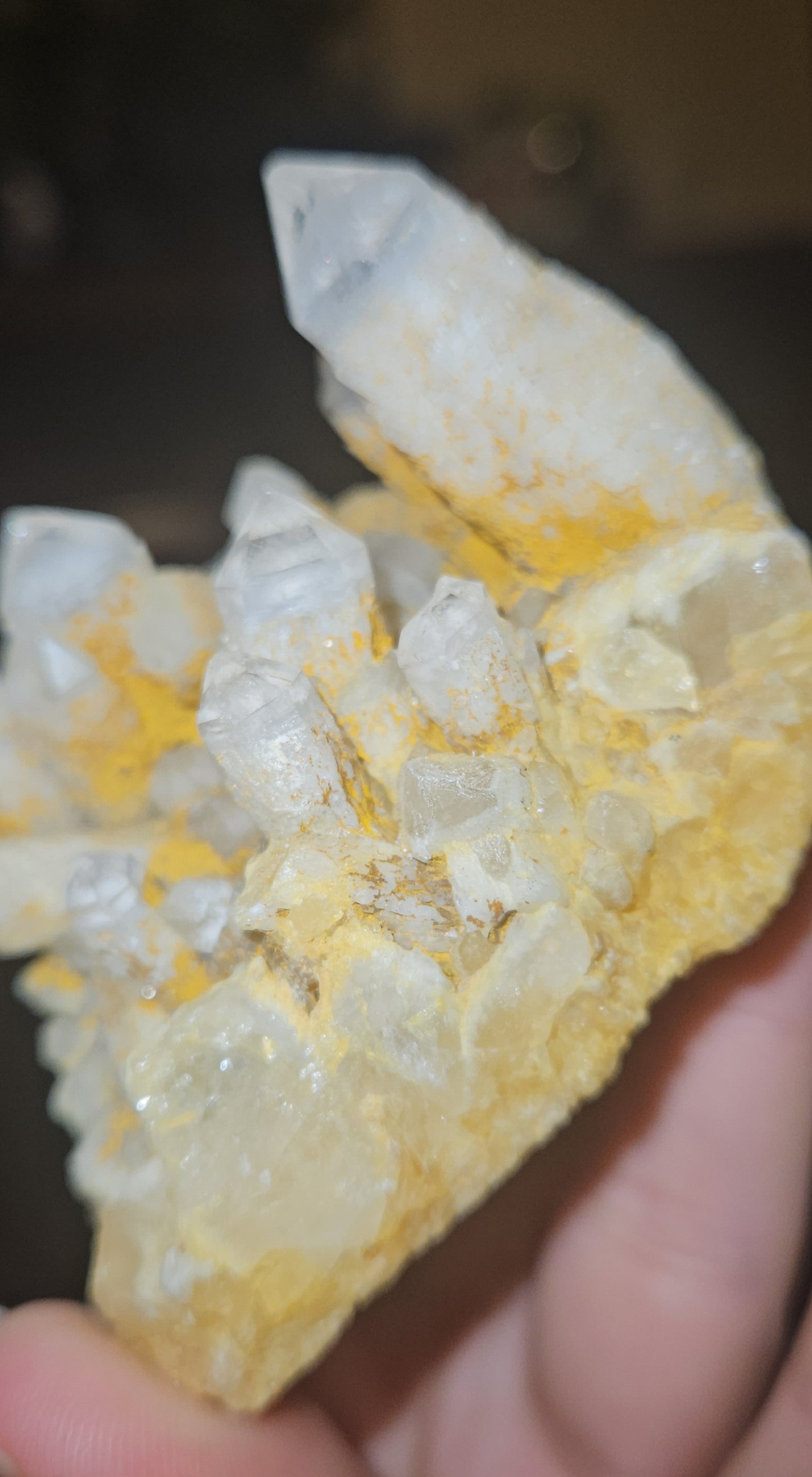 Candle Quartz cluster