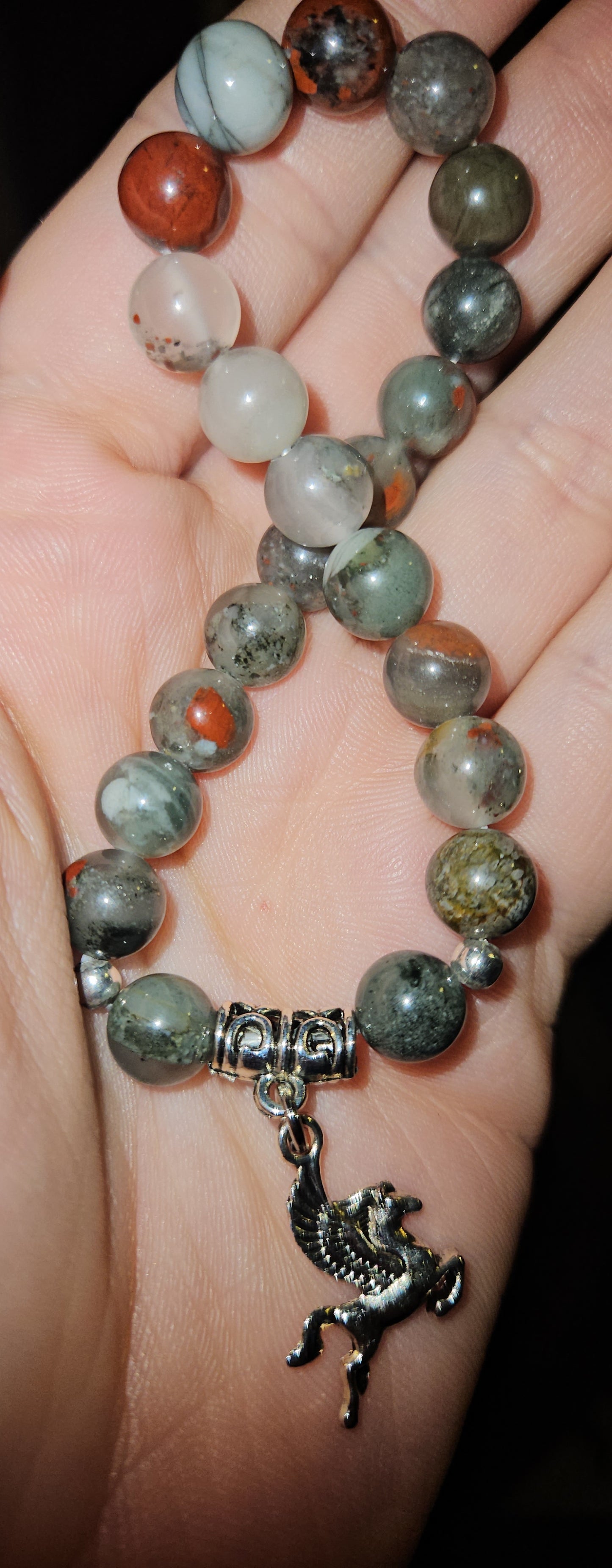 African Blood Stone Bracelet