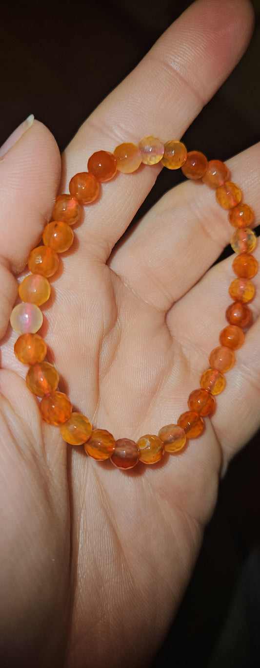 Agate Faceted Bracelet