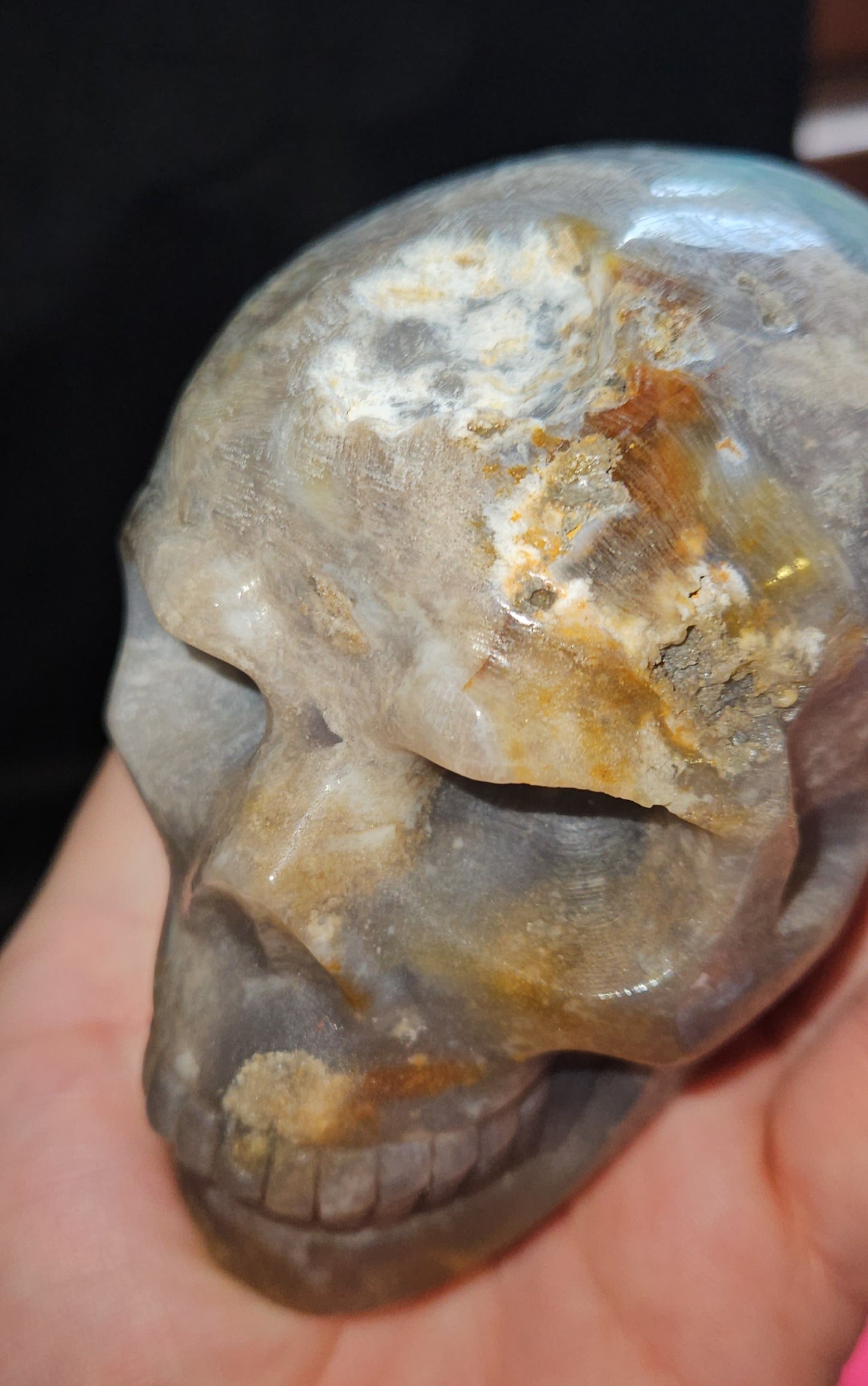 Agate Skull