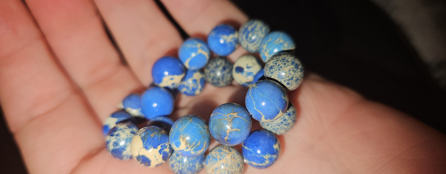 Blue Imperial Jasper Bracelet
