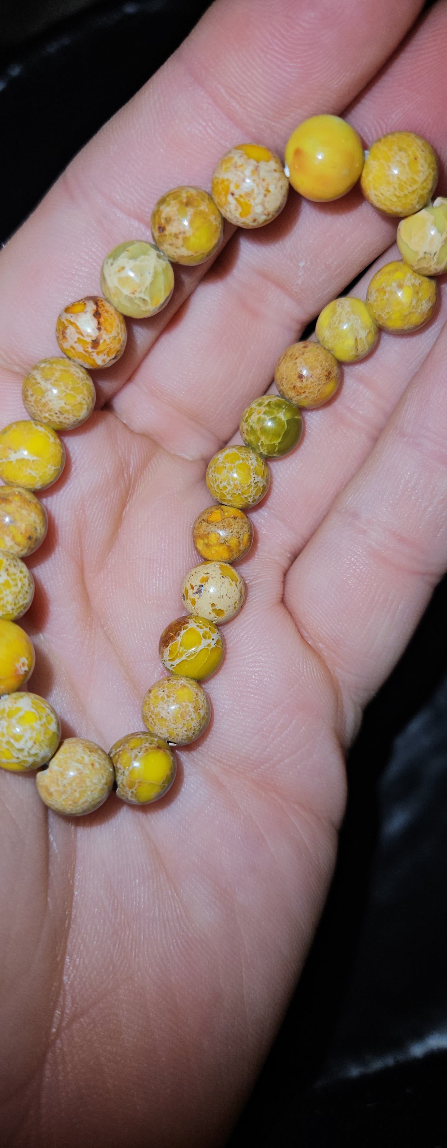 Yellow Imperial Jasper Bracelet