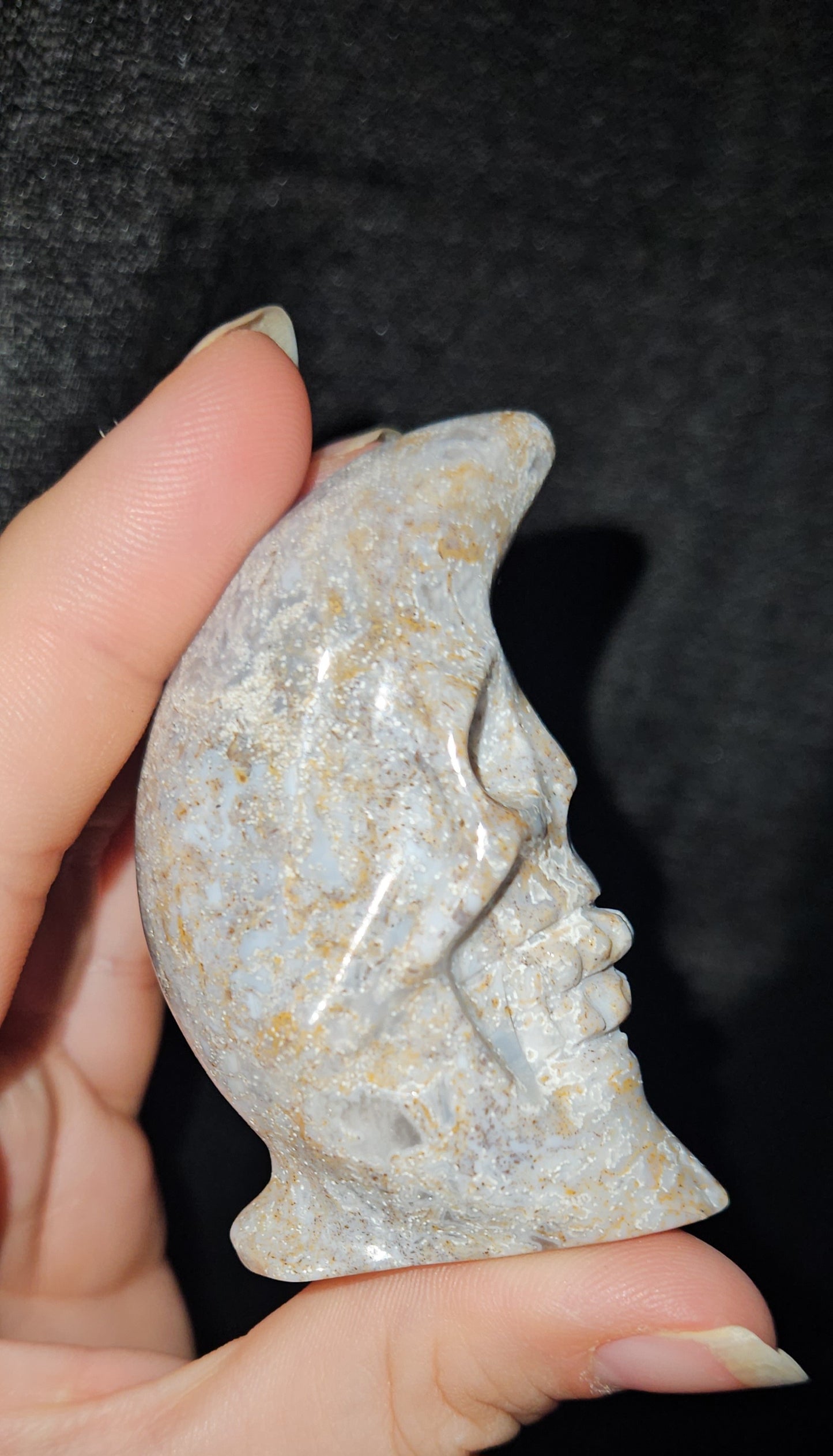 Agate Skull Moon