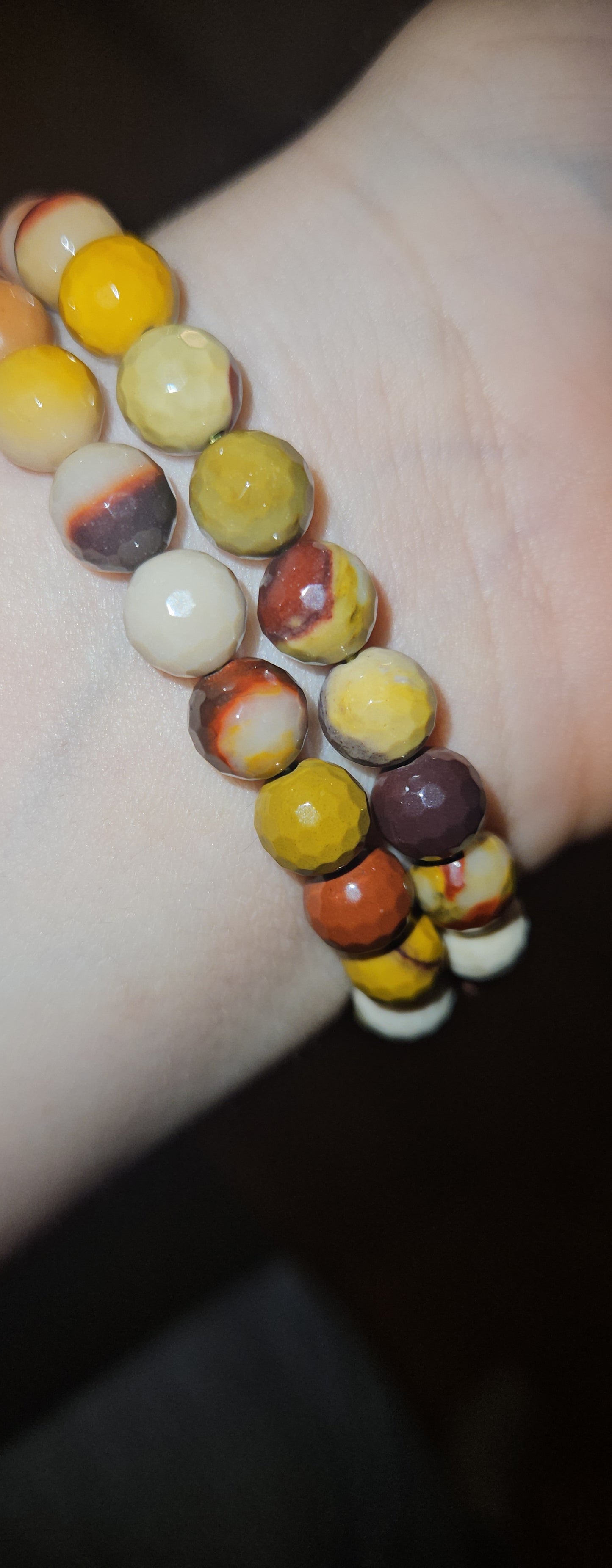 Mookaite Faceted Bracelet