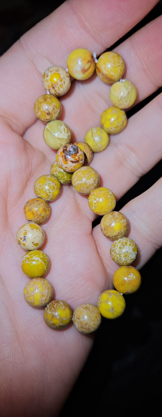 Yellow Imperial Jasper Bracelet