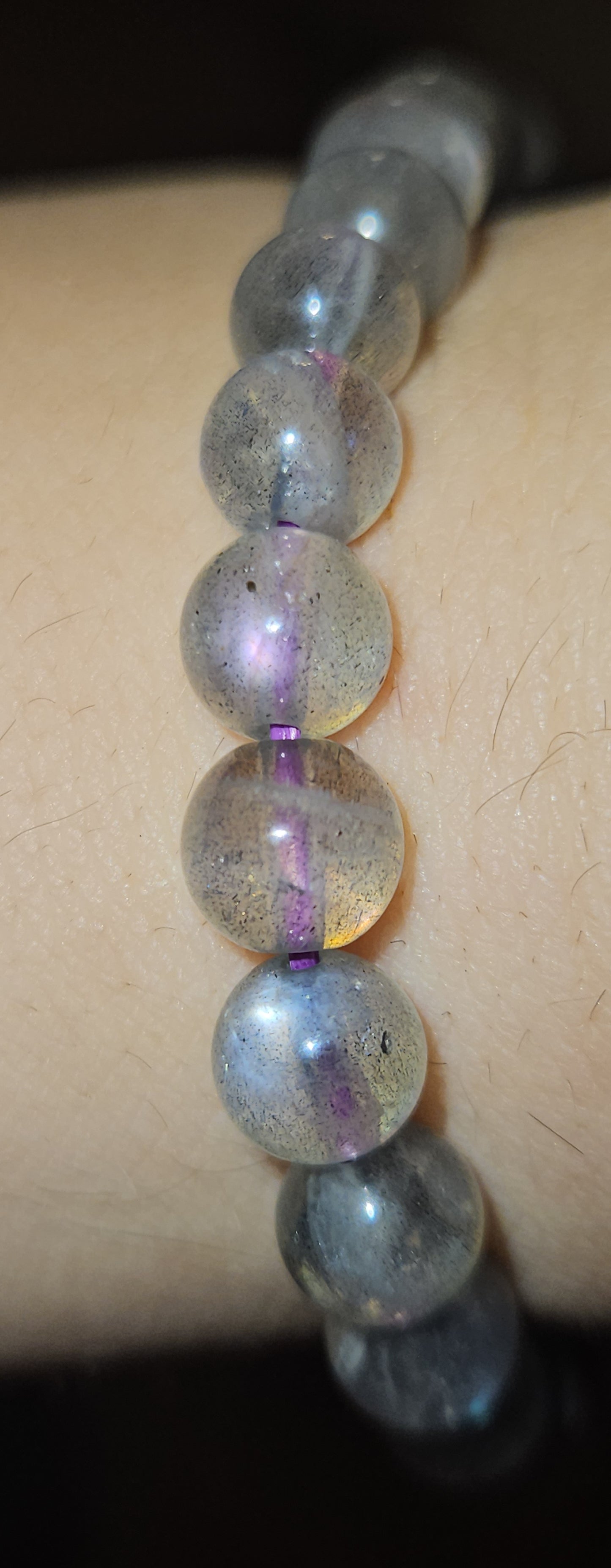 Purple/Sunset Labradorite  Bracelet