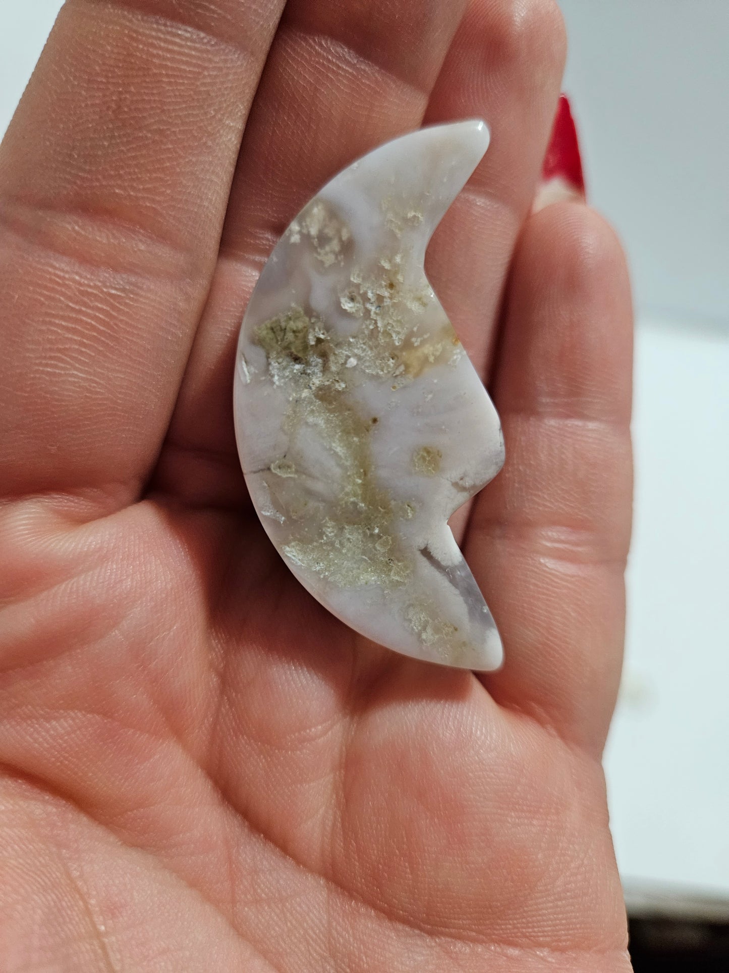 Flower Agate Moon