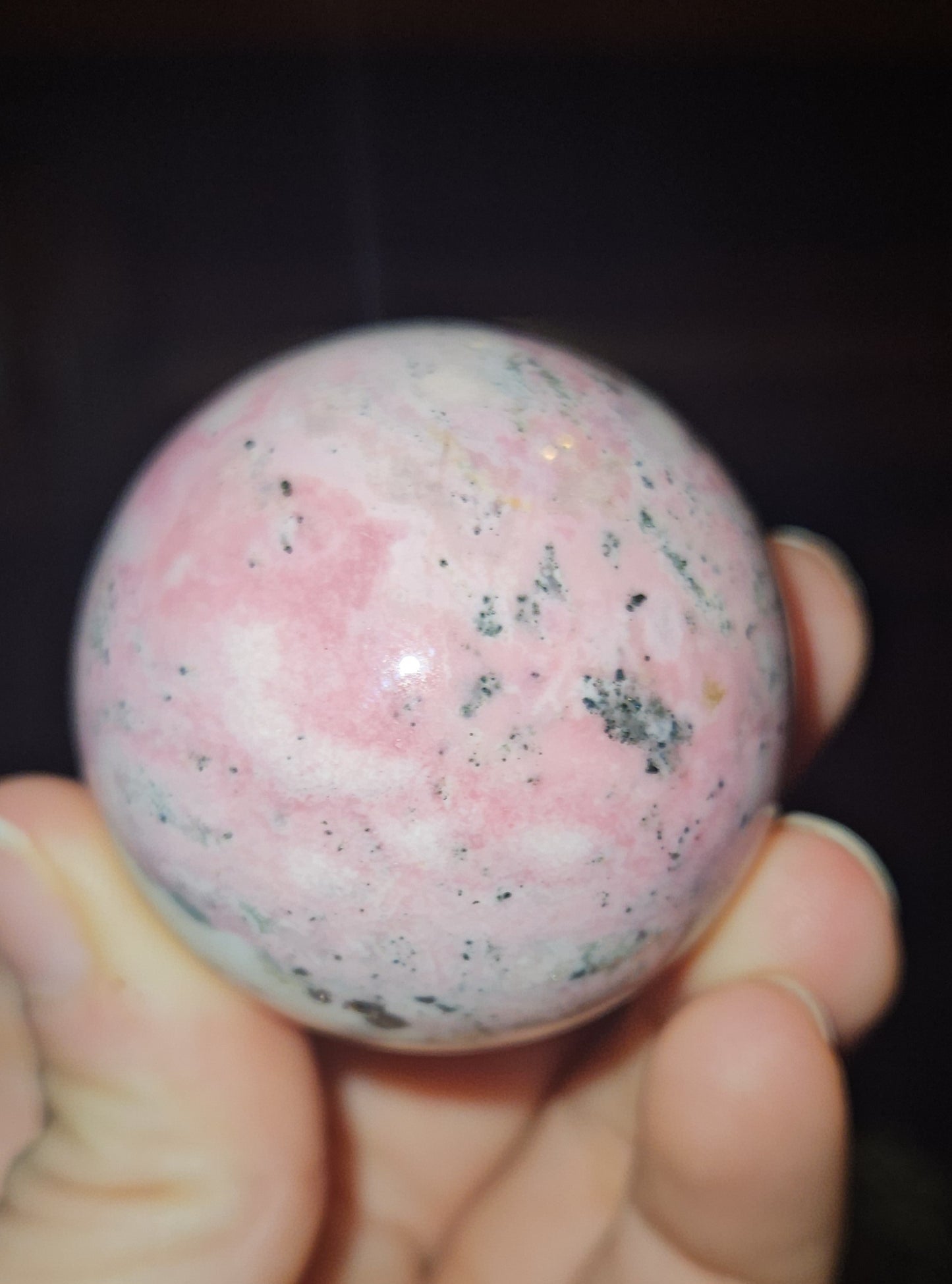 Rhodonite Sphere