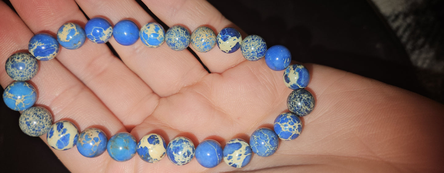 Blue Imperial Jasper Bracelet