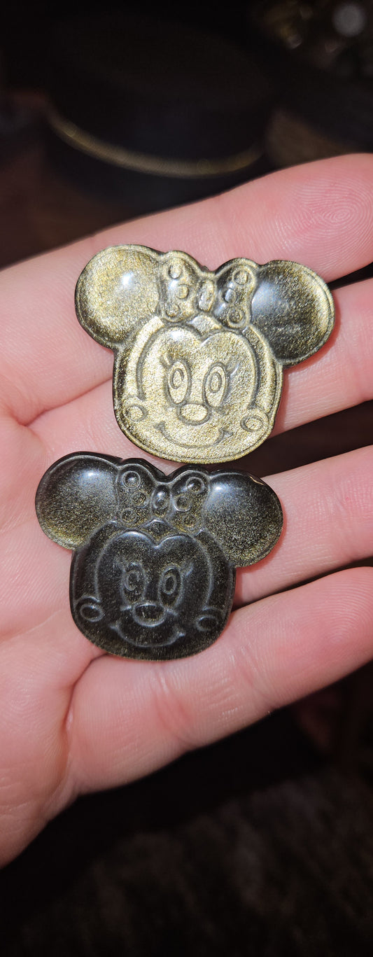Minnie Mouse Golden Obsidian