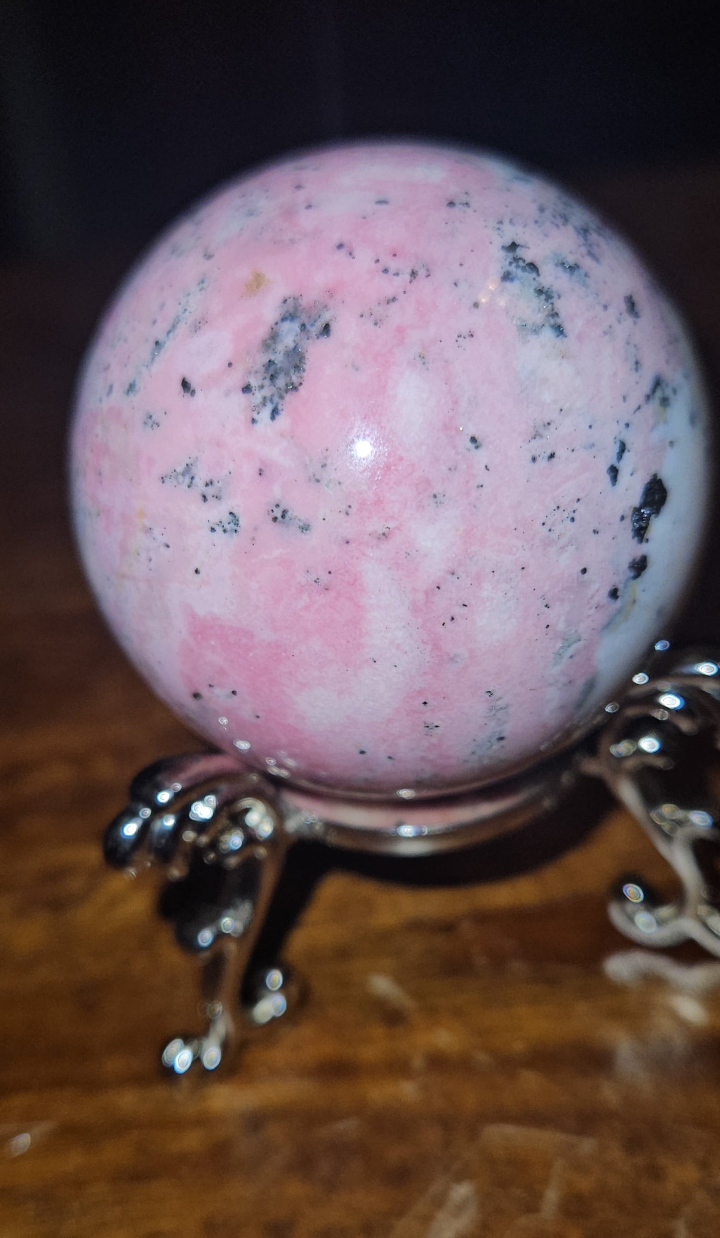 Rhodonite Sphere