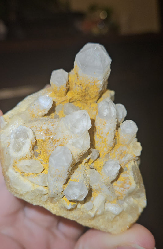 Candle Quartz cluster