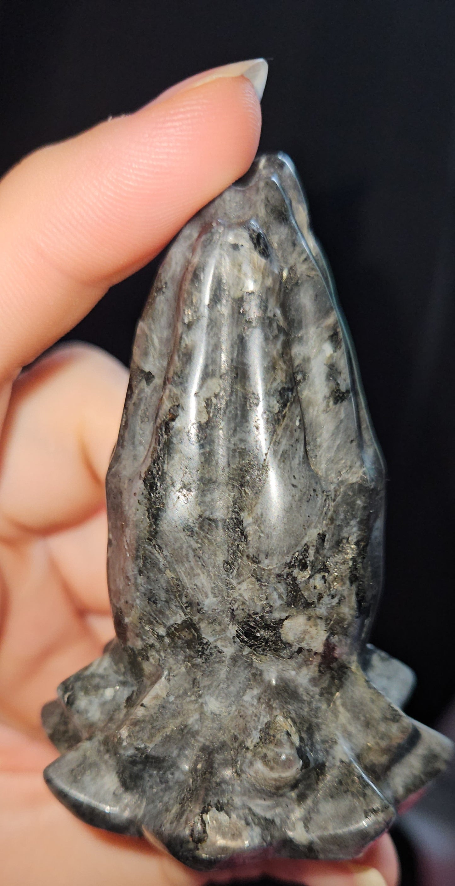 Larvakite Praying Hands
