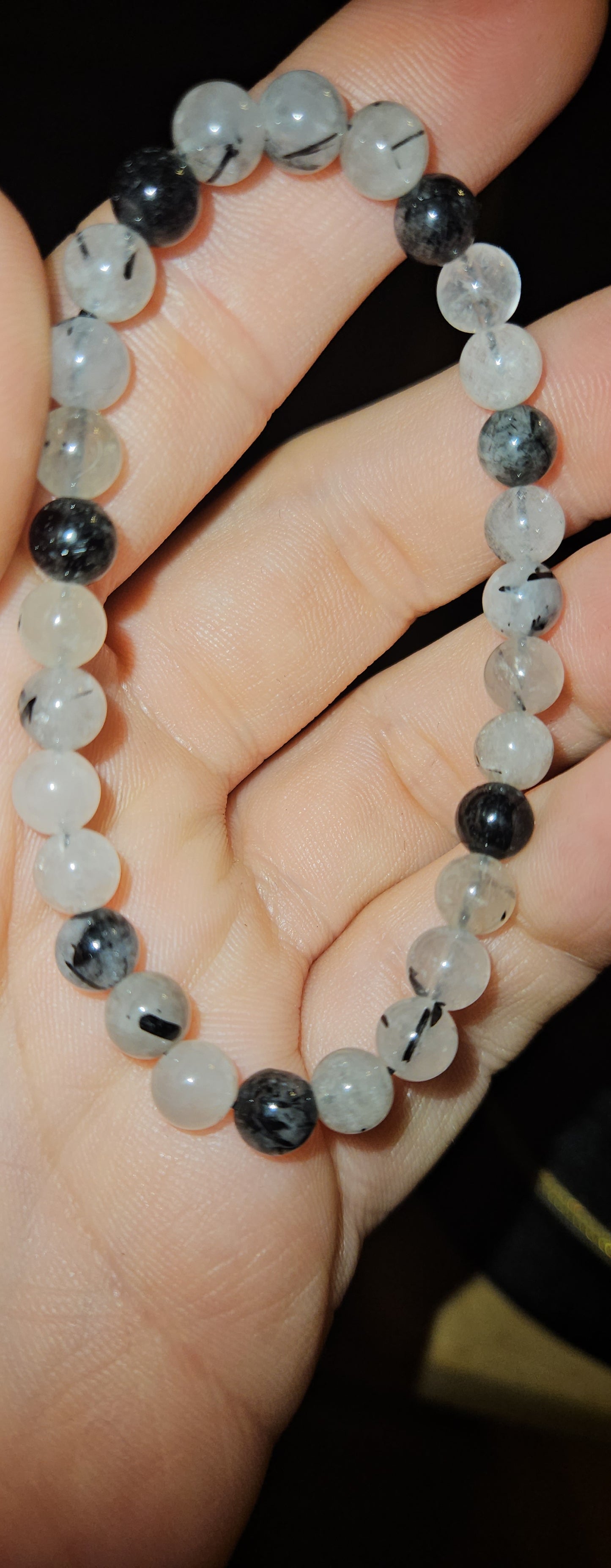 Black Tourmaline Quartz Bracelet