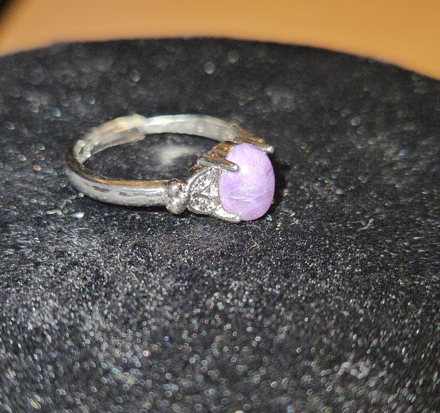 Lepidolite Ring